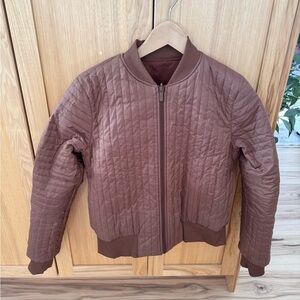 lululemon athletica Brown Bomber Jacket